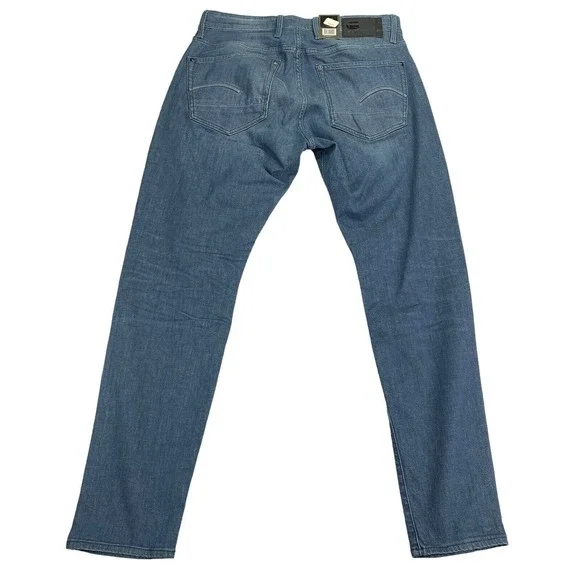 G-Star Raw Mens Revend FWD Skinny Fit Jeans Light Blue 34x32 Skinny